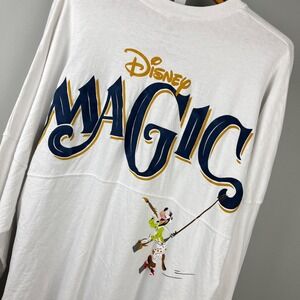 Disney Cruise Line Spirit Jersey Adult XL Magic Goofy Puffy Graphic Print Shirt